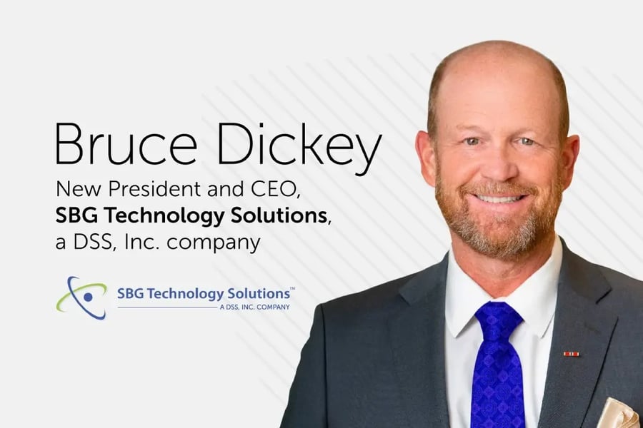 Bruce Dickey New President and CEO SBG Solutions Blog