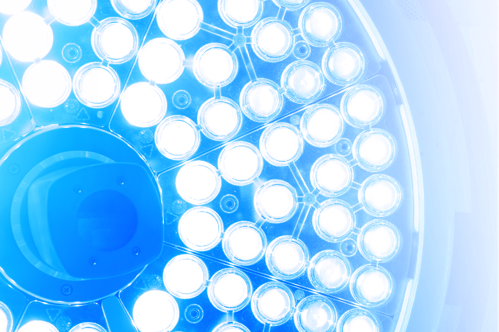 Blue LED Surgical Light Close-up