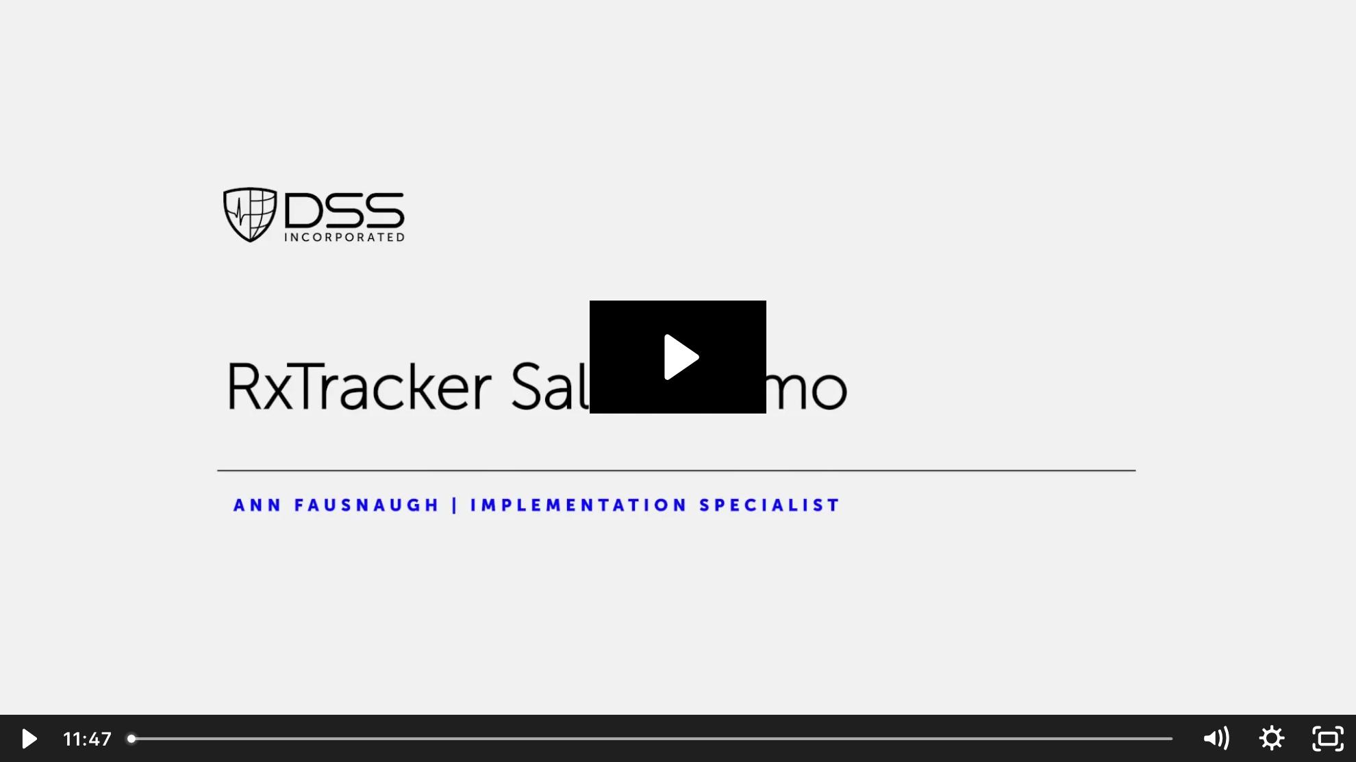 RxTracker Sales Demo